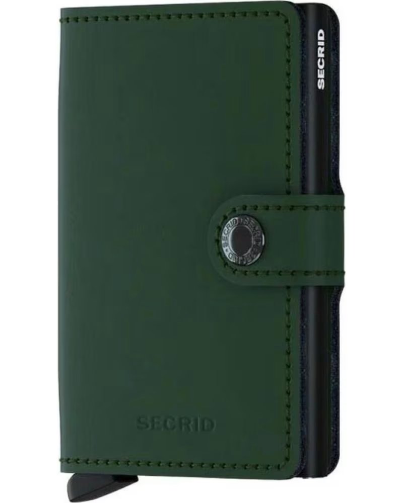 SECRID MINIWALLET MATTE GREEN BLACK VERDE