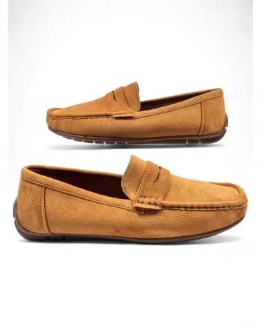 TIMBOS MOCASIN COMODO DE HOMBRE CAMEL 133230 MARRóN