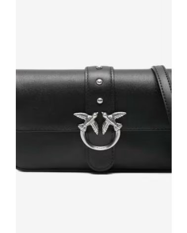 PINKO TASCHE LOVE ONE SLOUCHY BABY SCHWARZ Z99O