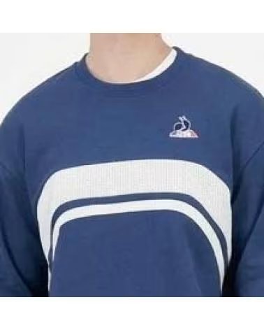 LE COQ SPORTIF FELPA LE 2520868L BLU BLUEWHT