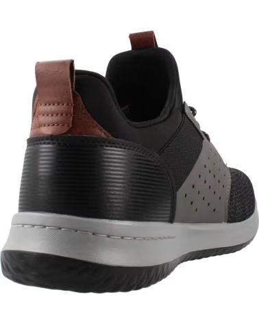 SKECHERS ZAPATILLAS HOMBRE MODELO 65474S COLOR NEGRO BKGY