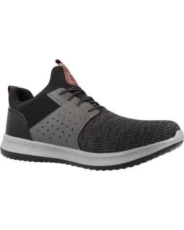SKECHERS ZAPATILLAS HOMBRE MODELO 65474S COLOR NEGRO BKGY