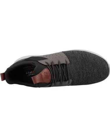 SKECHERS ZAPATILLAS HOMBRE MODELO 65474S COLOR NEGRO BKGY