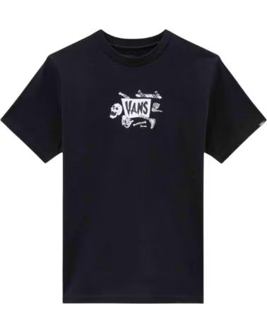 VANS OFF THE WALL CAMISETA DE MANGA CORTA VANS VN000GDEBLK1 EN NEGRO PARA NINOS UNISEX MULTICOLOR