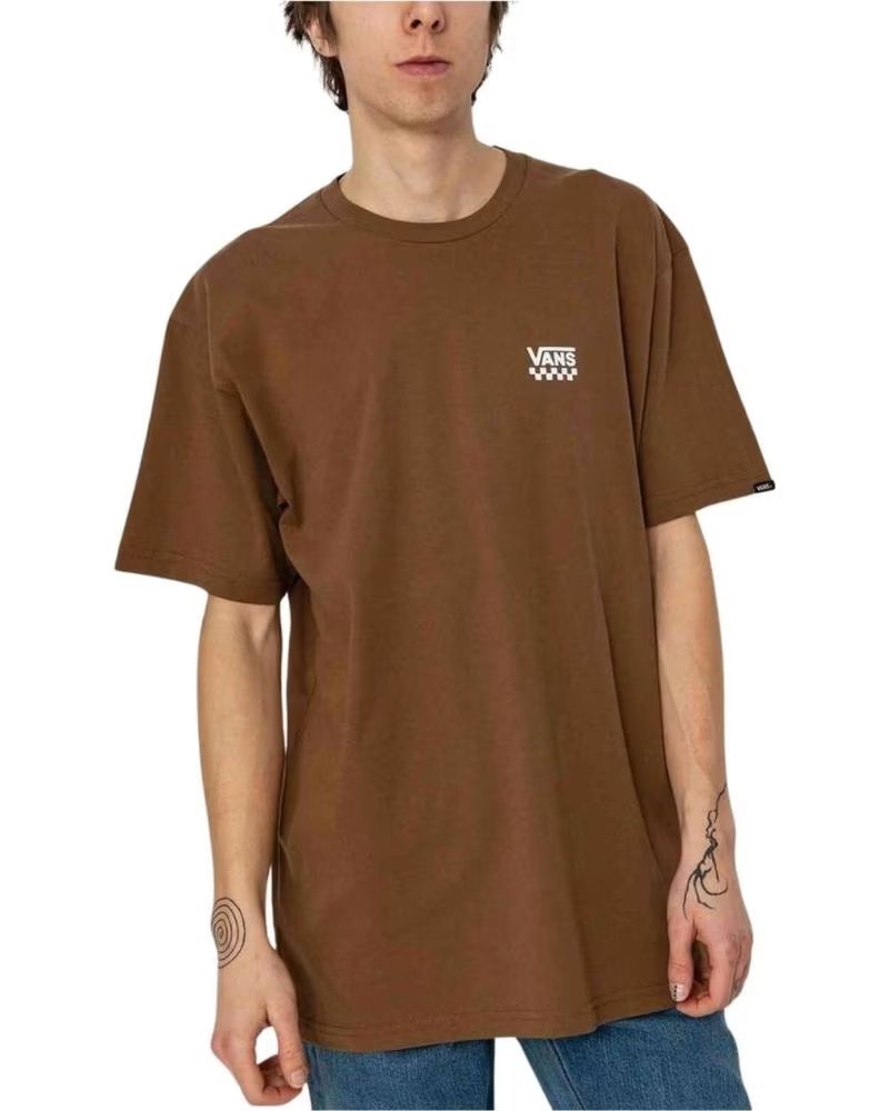 VANS OFF THE WALL CAMISETA THE VN0A7TLGCR61 MANGA CORTA MARRÓN UNISEX MULTICOLOR