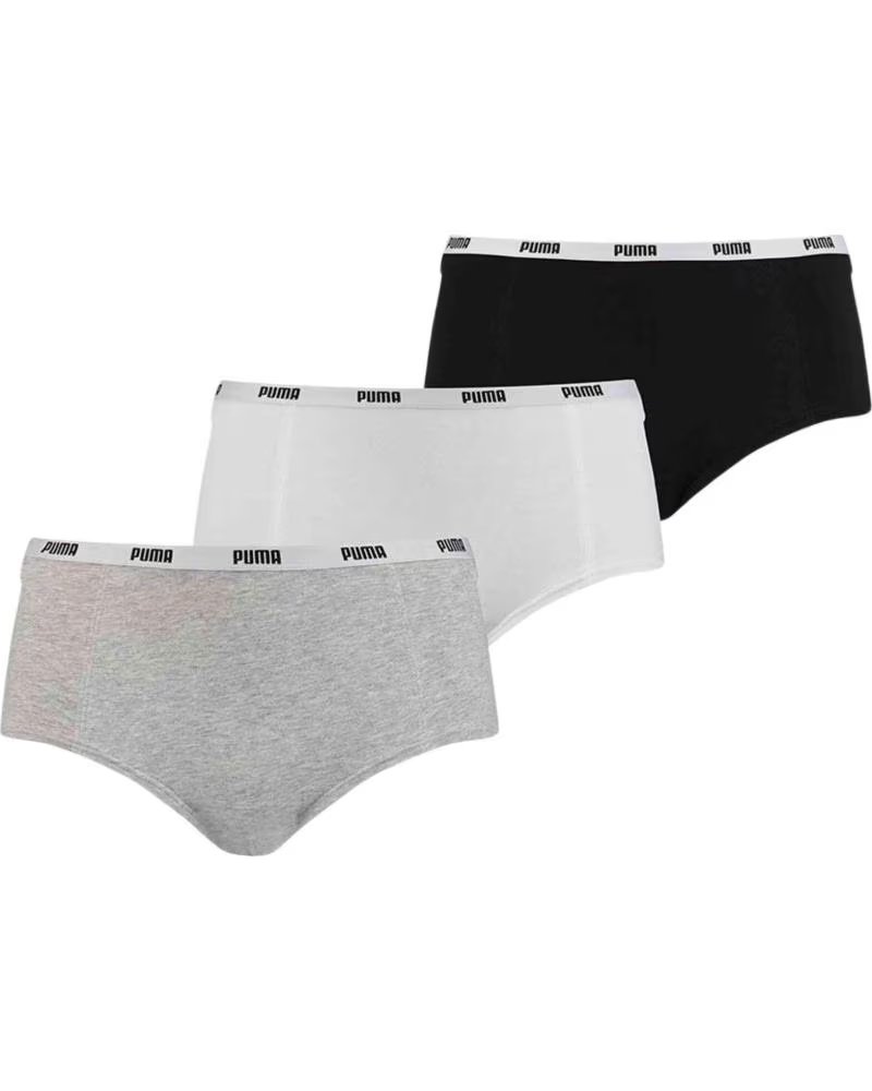 PUMA PACK OF 3 503006001-015 WOMEN´S BRIEFS MULTICOLOR