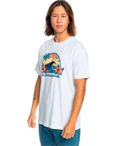 QUICKSILVER CAMISETA QUIKSILVER 7676-WBB MANGA CORTA HOMBRE BLANCO