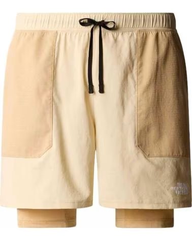 THE NORTH FACE PANTALÓN CORTO THE NF0A88SGPV61 UNISEX BEIGE MULTICOLOR