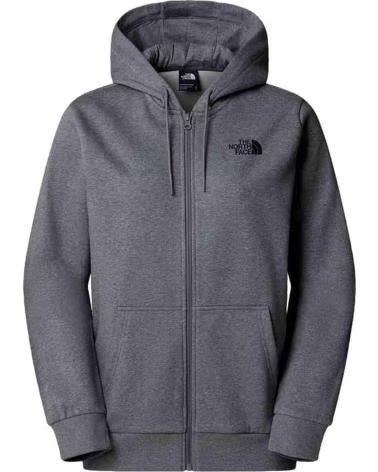 THE NORTH FACE SUDADERA THE CON CREMALLERA Y CAPUCHA NF0A89EWDYY1 GRIS UNISEX MULTICOLOR