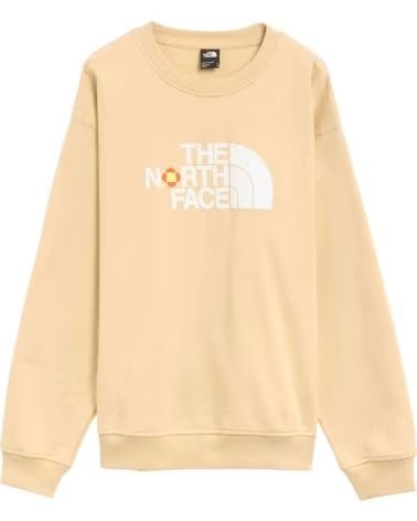 THE NORTH FACE FELPA THE NF0A89C83X41 DA DONNA IN BEIGE MULTICOLOR
