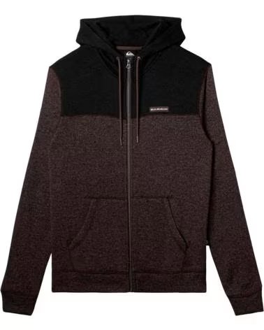 QUICKSILVER FELPA CON CAPPUCCIO E ZIP QUIKSILVER AQYFT03339 GRIS