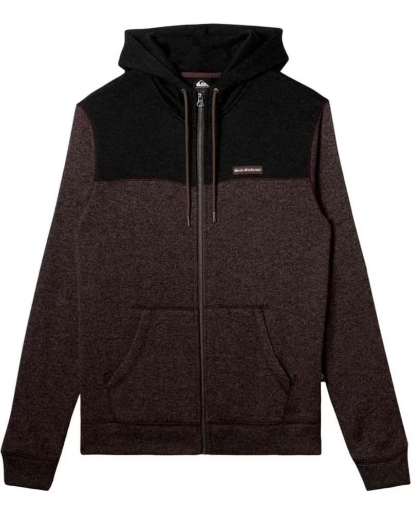 QUICKSILVER FELPA CON CAPPUCCIO E ZIP QUIKSILVER AQYFT03339 GRIS