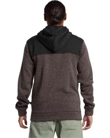 QUICKSILVER FELPA CON CAPPUCCIO E ZIP QUIKSILVER AQYFT03339 GRIS