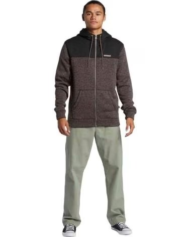 QUICKSILVER FELPA CON CAPPUCCIO E ZIP QUIKSILVER AQYFT03339 GRIS