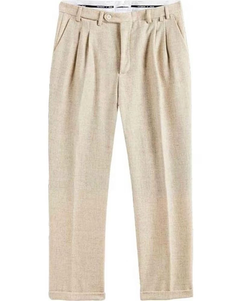 PORTUGUESE FLANNEL CALÇAS COMPRIDAS AW24 030 BEGE MULTICOLOR