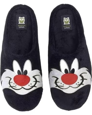 MARPEN SLIPPERS ZAPATILLAS DE CASA 601IV20 EN NEGRO PARA NINOS UNISEX