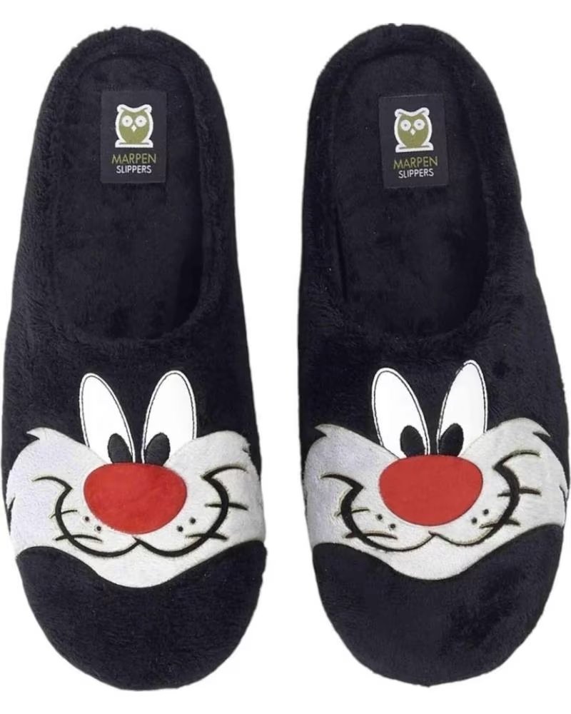 MARPEN SLIPPERS ZAPATILLAS DE CASA 601IV20 EN NEGRO PARA NINOS UNISEX