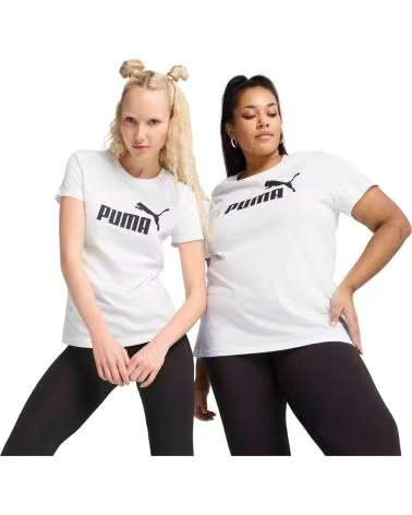 PUMA T-SHIRT A MANICHE CORTE 682370-02 DA DONNA BIANCO BLANCO