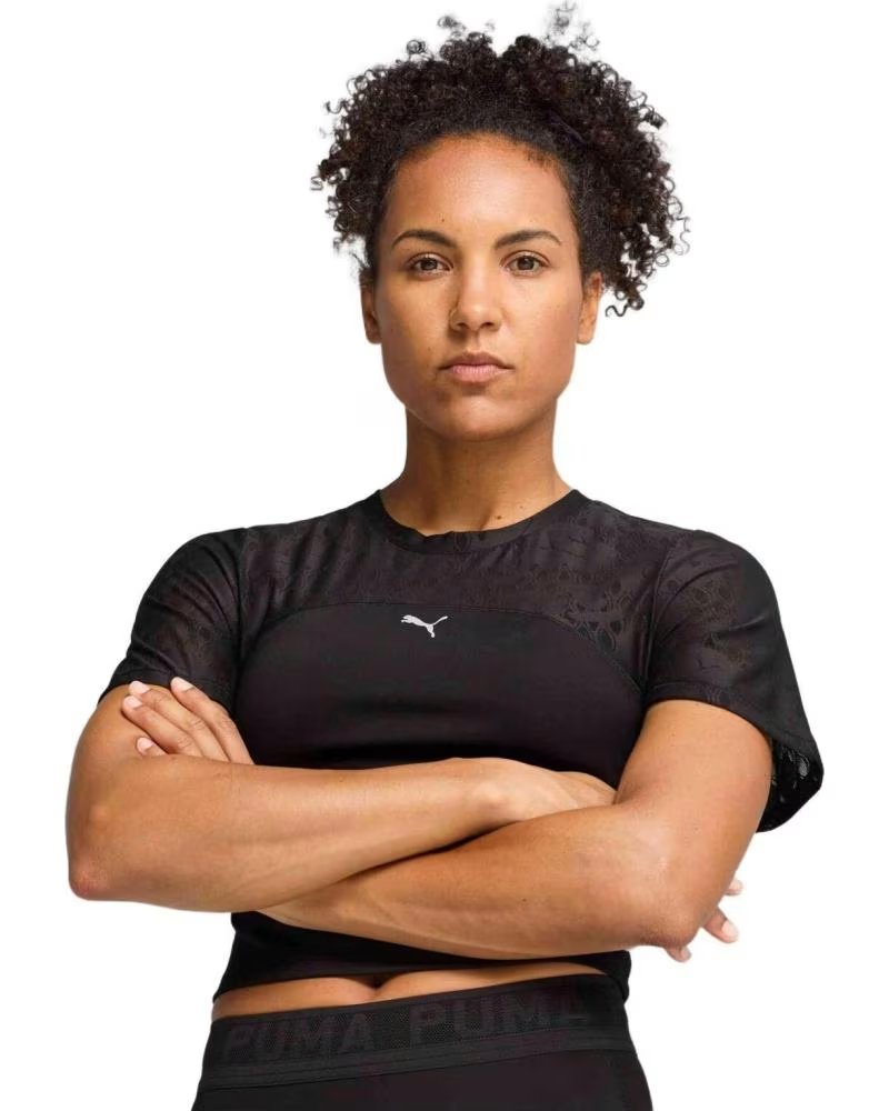PUMA CAMISETA MANGA CORTA MUJER 526776-01 NEGRO