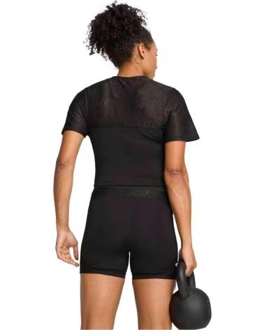 PUMA CAMISETA MANGA CORTA MUJER 526776-01 NEGRO