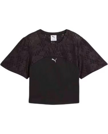 PUMA CAMISETA MANGA CORTA MUJER 526776-01 NEGRO