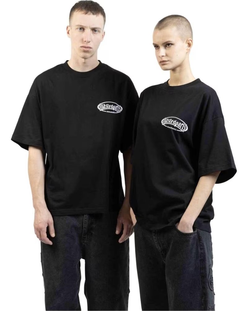 WASTED PARIS CAMISETA DE MANGA CORTA SS25P1-YRDBXY-BLK EN NEGRO PARA UNISEX