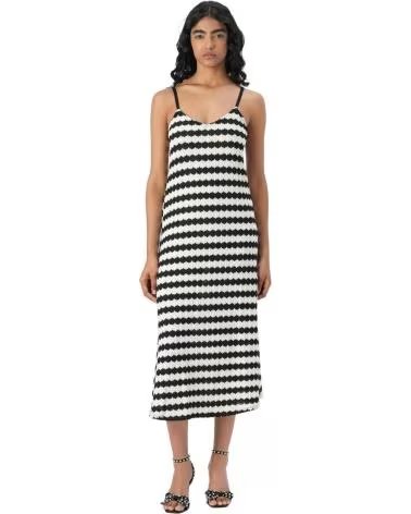 ONLY VESTIDO 15357679-BLACK DE RAYAS PARA MUJER NEGRO