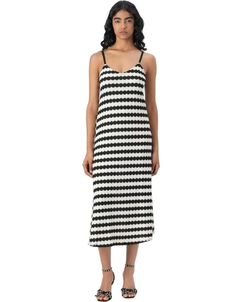 ONLY VESTIDO 15357679-BLACK DE RAYAS PARA MUJER NEGRO