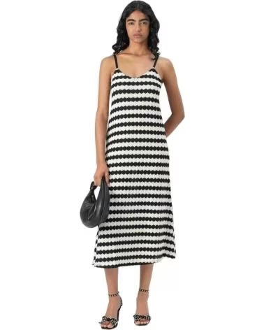 ONLY VESTIDO 15357679-BLACK DE RAYAS PARA MUJER NEGRO
