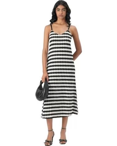 ONLY VESTIDO 15357679-BLACK DE RAYAS PARA MUJER NEGRO
