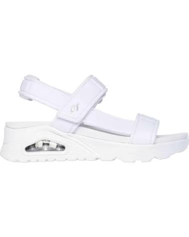 SKECHERS SANDALIAS 119813WHT EN BLANCO PARA MUJER WHITE NYLON