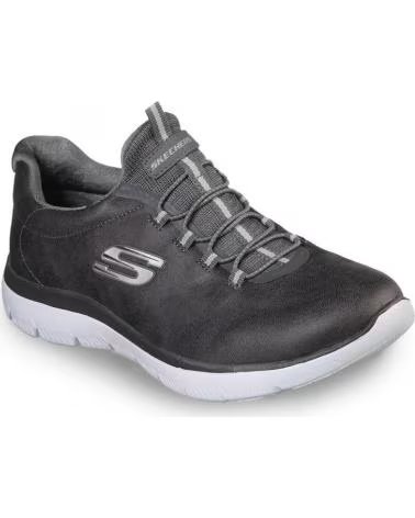 SKECHERS SNEAKERS MUJER SUMMITS GRIS