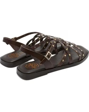 PORRONET SANDALIAS PLANAS DE MUJER 3223 008 MARRON