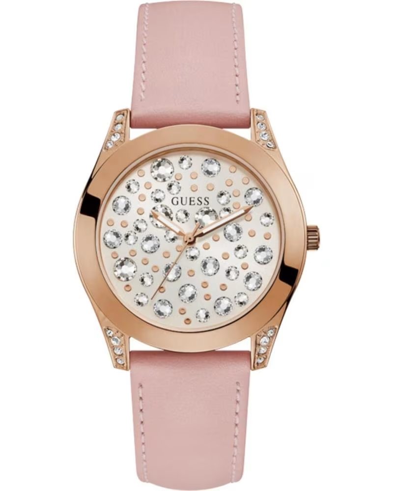 GUESS W1065L1 WOMEN´S WATCH WITH ROSE GOLD CASE AND CRYSTAL DIAL ROSA