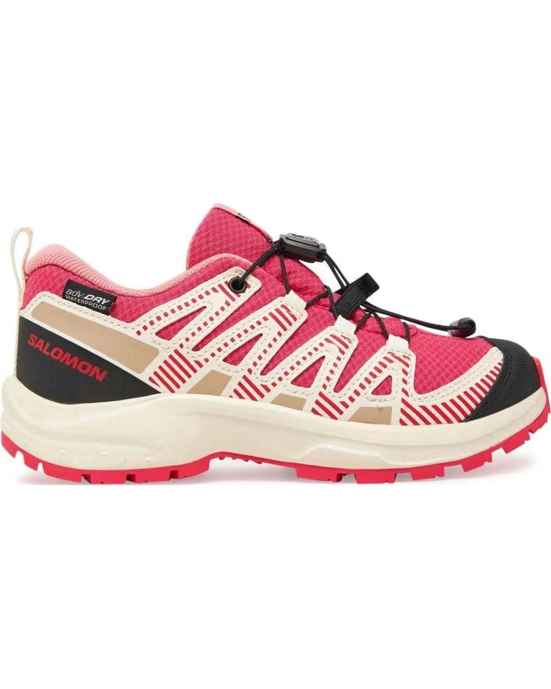 SALOMON L47729500 UNISEX-KINDERSCHUHE ROUGE RED-VANILLA ICE-FLAMINGO PINK