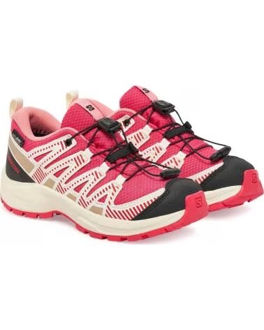 SALOMON L47729500 UNISEX-KINDERSCHUHE ROUGE RED-VANILLA ICE-FLAMINGO PINK