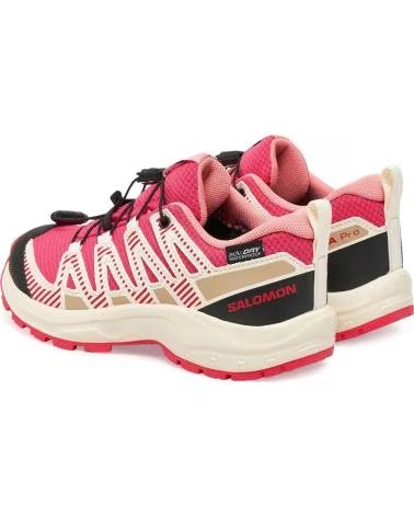 SALOMON L47729500 UNISEX-KINDERSCHUHE ROUGE RED-VANILLA ICE-FLAMINGO PINK