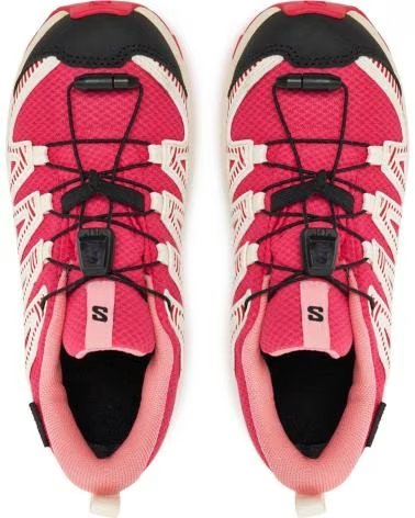 SALOMON L47729500 UNISEX-KINDERSCHUHE ROUGE RED-VANILLA ICE-FLAMINGO PINK