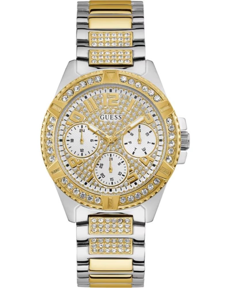 GUESS MONTRE W1156L5 EN ACIER INOXYDABLE AVEC CRISTAUX MULTICOLOR
