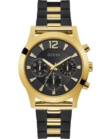 GUESS W1294L1 UHR MIT ZWEIFARBIGEM ARMBAND UND MULTIFUNKTIONSZIFFERBLATT NEGRO