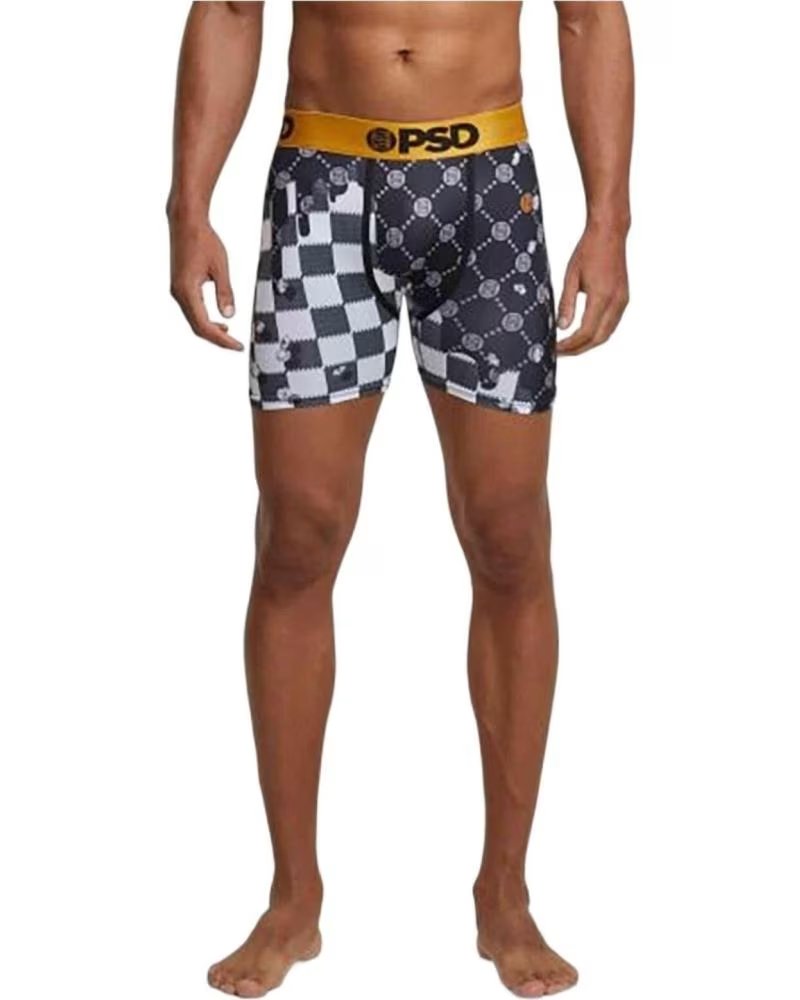 PSD UNDERWEAR CUECA BOXER CHECKDRIP MULTICOR HOMEM NEGRO
