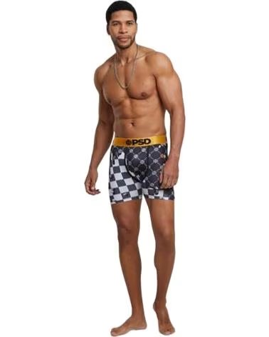 PSD UNDERWEAR CUECA BOXER CHECKDRIP MULTICOR HOMEM NEGRO