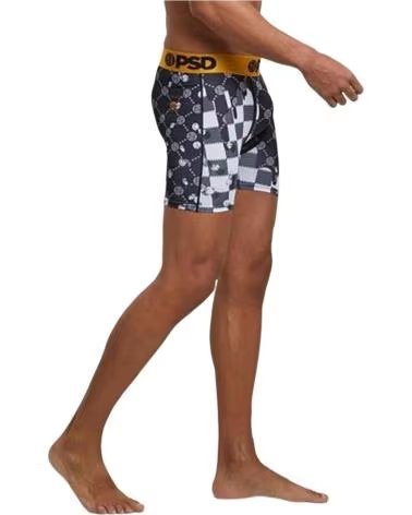 PSD UNDERWEAR CUECA BOXER CHECKDRIP MULTICOR HOMEM NEGRO