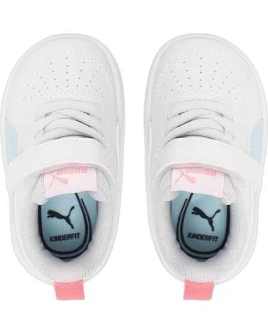 BASKETS PUMA 384314-42 POUR ENFANTS BLANCO