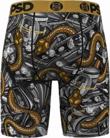 PSD UNDERWEAR BOXER BRIEFS 424180047 SCHWARZ HERREN