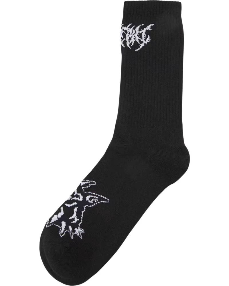 WASTED PARIS CALCETINES FW25-D1-BLTZ EN NEGRO PARA UNISEX NAN