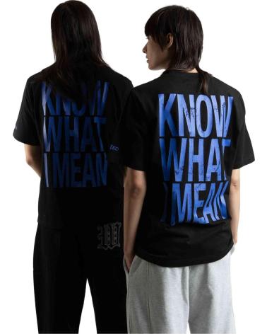 WASTED PARIS CAMISETA DE MANGA CORTA WSTDPRS-FW25-KN0W EN NEGRO PARA UNISEX NAN
