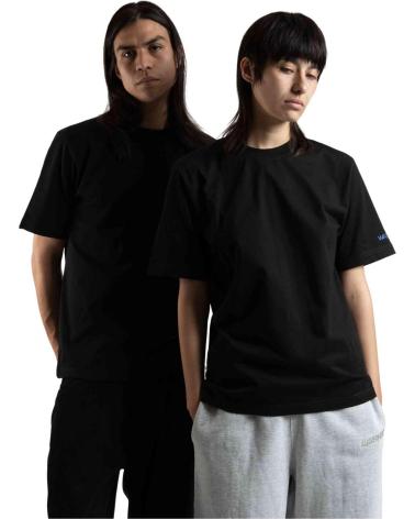 WASTED PARIS CAMISETA DE MANGA CORTA WSTDPRS-FW25-KN0W EN NEGRO PARA UNISEX NAN