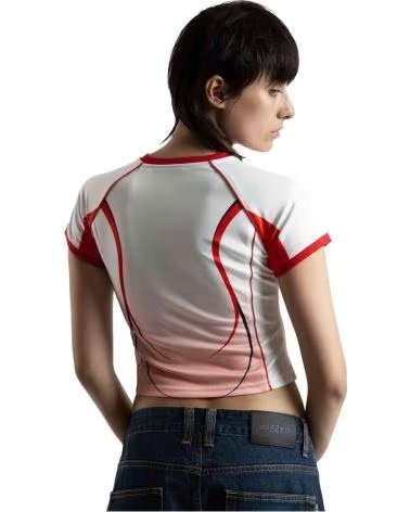 WASTED PARIS CAMISETA DE MANGA CORTA FW25-D1-WMN EN BLANCO PARA UNISEX NAN