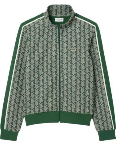 LACOSTE GIACCA DA TUTA SH1368-00-D1R GREEN